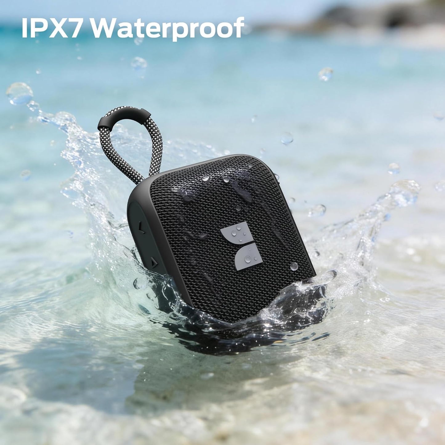Boxa Portabila Bluetooth Monster S520, 5W, TWS, RGB, Waterproof, Neagra