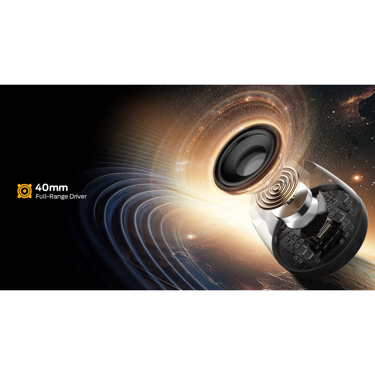 Boxa Portabila Bluetooth Monster Mag Flux, 5W, TWS, RGB, Neagra
