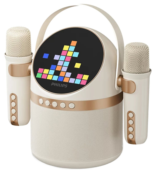 Boxa Portabila Bluetooth Philips, 10W, Karaoke, Bej TAS2509WT/00