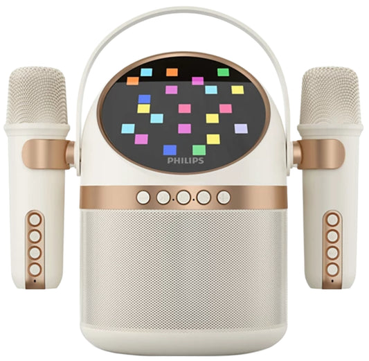 Boxa Portabila Bluetooth Philips, 10W, Karaoke, Bej TAS2509WT/00