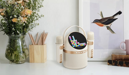 Boxa Portabila Bluetooth Philips, 10W, Karaoke, Bej TAS2509WT/00