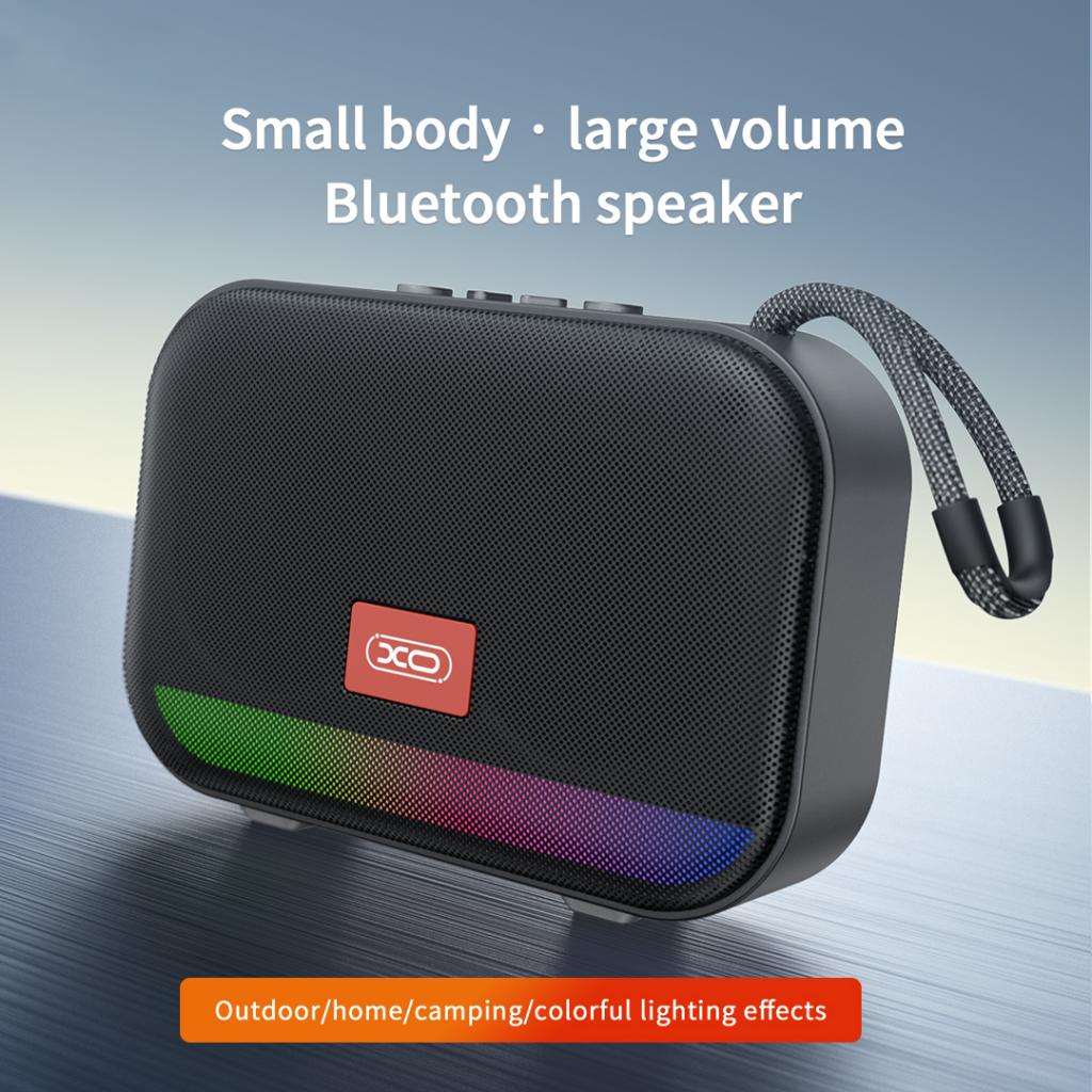 Boxa Portabila Bluetooth XO Design F66, 5W, RGB, Neagra
