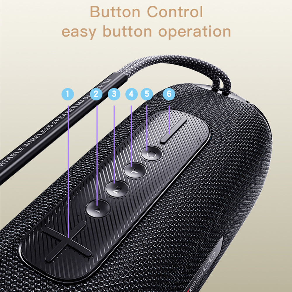 Boxa Portabila Bluetooth Yesido YSW11, 40W, RGB, Waterproof, Neagra