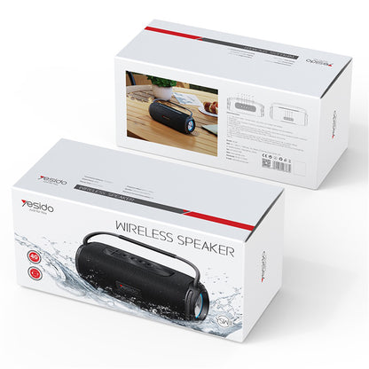Boxa Portabila Bluetooth Yesido YSW11, 40W, RGB, Waterproof, Neagra