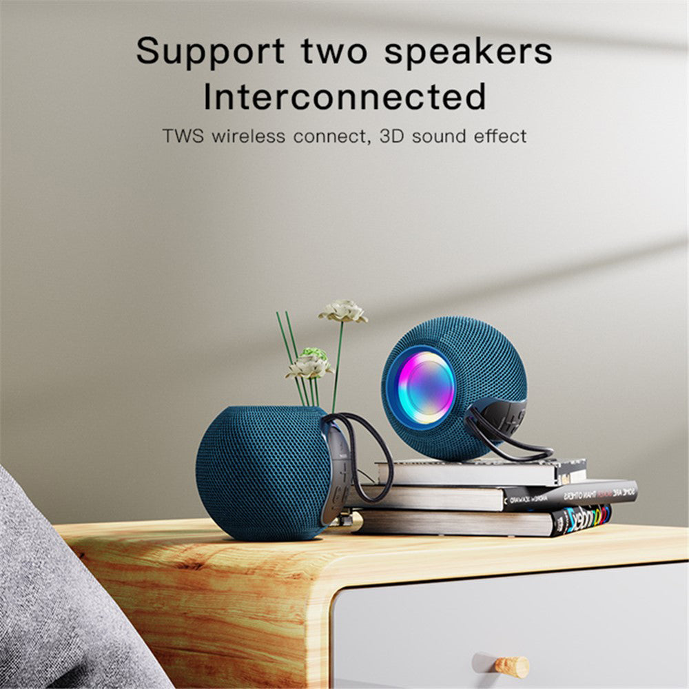 Boxa Portabila Bluetooth Yesido YSW13, 5W, RGB, Albastra