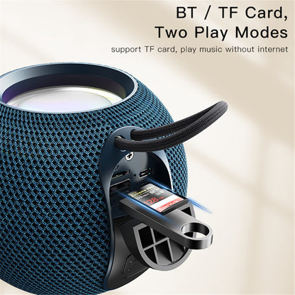 Boxa Portabila Bluetooth Yesido YSW13, 5W, RGB, Albastra