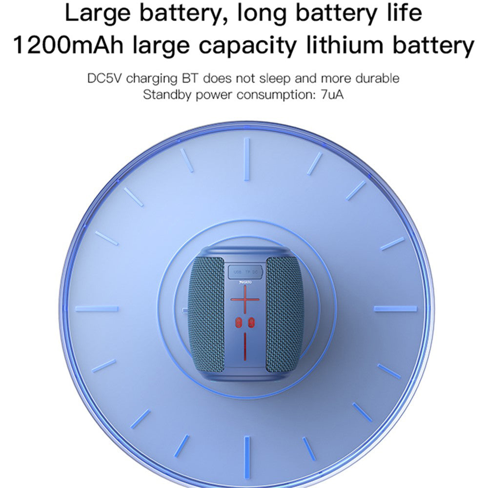 Boxa Portabila Bluetooth Yesido YSW14, 5W, RGB, Albastra