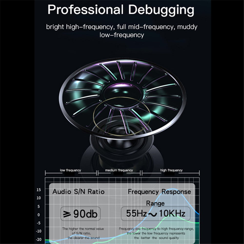 Boxa Portabila Bluetooth Yesido YSW14, 5W, RGB, Albastra