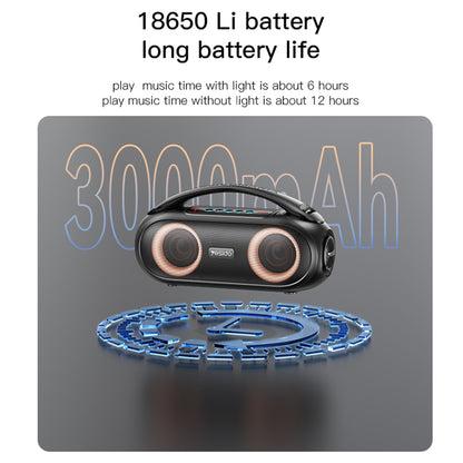 Boxa Portabila Bluetooth Yesido YSW19, 40W, RGB, Waterproof, Neagra