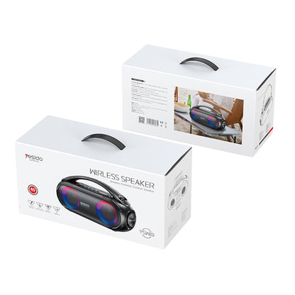 Boxa Portabila Bluetooth Yesido YSW19, 40W, RGB, Waterproof, Neagra