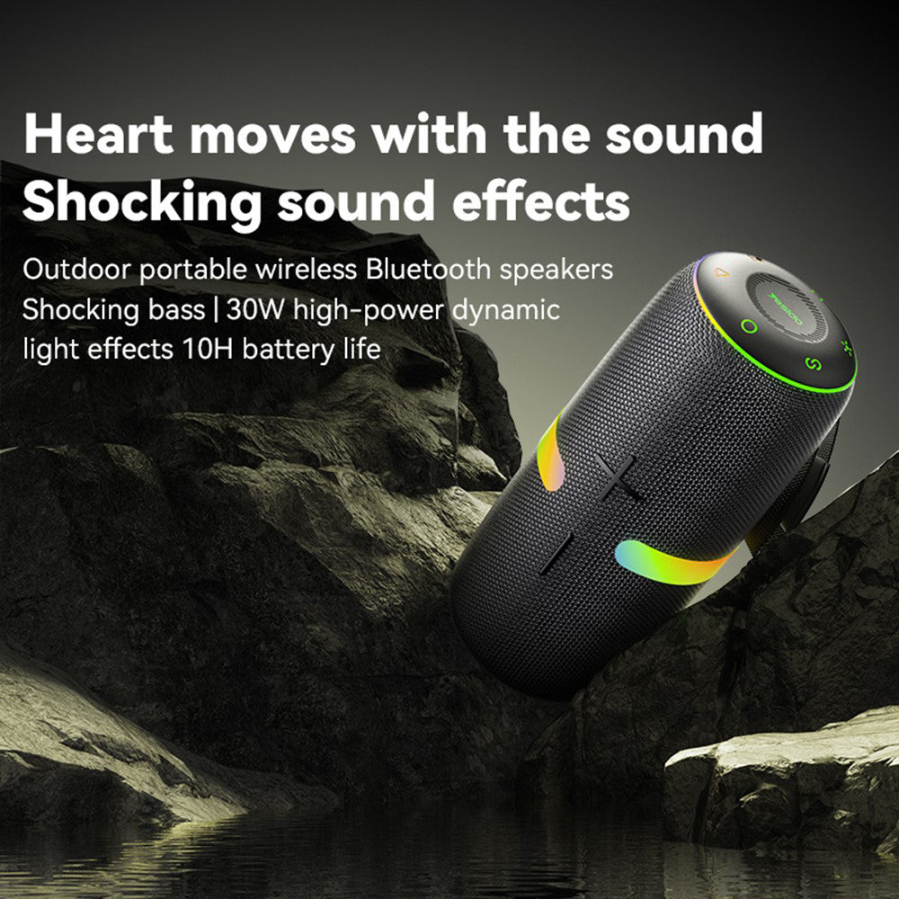 Boxa Portabila Bluetooth Yesido YSW22, 30W, RGB, Waterproof, Neagra
