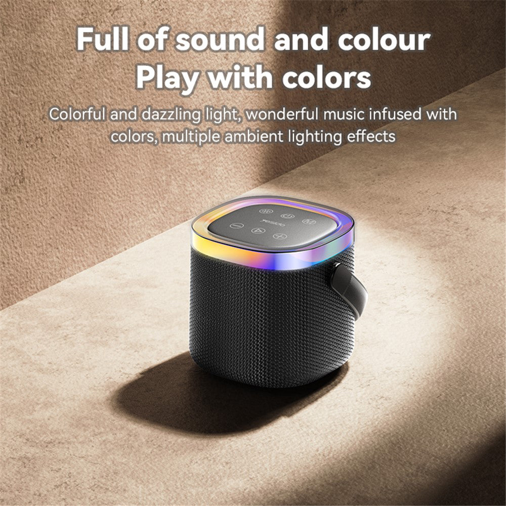 Boxa Portabila Bluetooth Yesido YSW25, 5W, RGB, Neagra