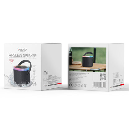 Boxa Portabila Bluetooth Yesido YSW25, 5W, RGB, Neagra