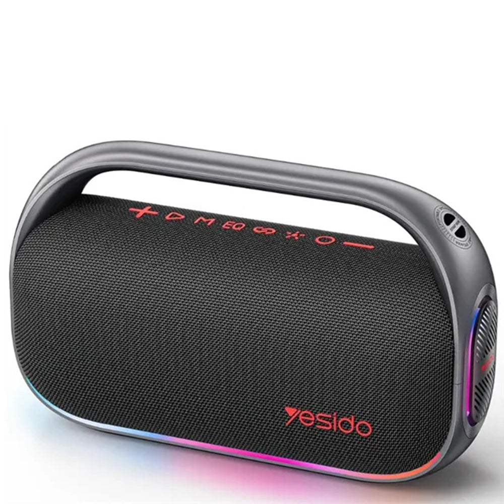 Boxa Portabila Bluetooth Yesido YSW31, 80W, RGB, Neagra