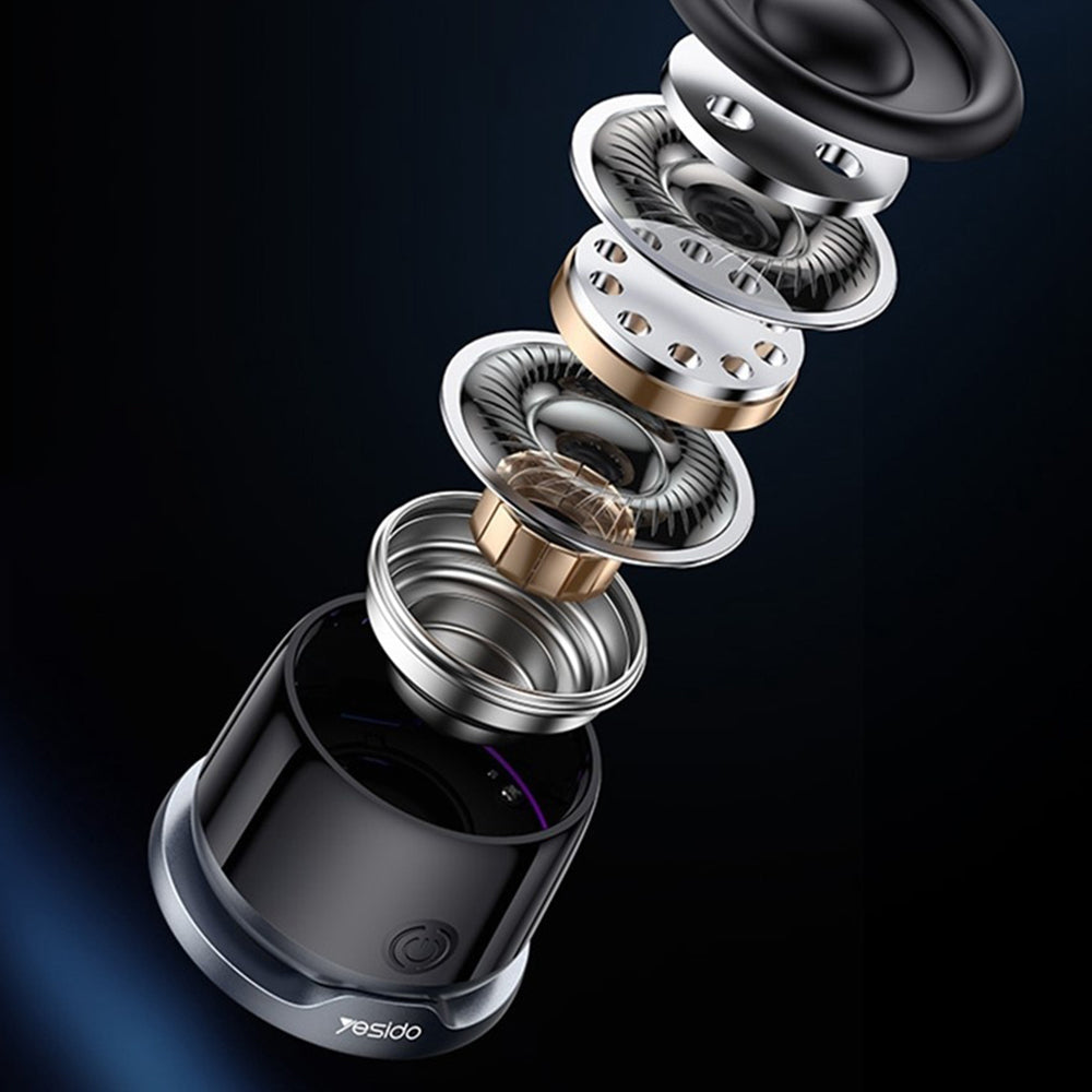 Boxa Portabila Bluetooth Yesido YSW32, 3W, RGB, Neagra