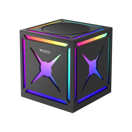 Boxa Bluetooth Yesido YSW34, 8W, RGB, Neagra