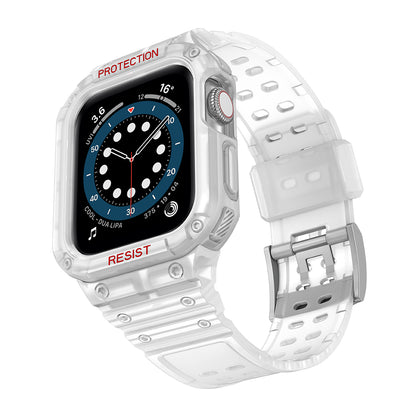 Husa OEM Armored pentru Apple Watch 41mm / 40mm / 38mm Series, Alba