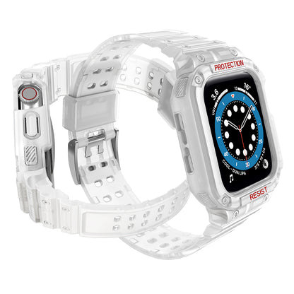 Husa OEM Armored pentru Apple Watch 41mm / 40mm / 38mm Series, Alba