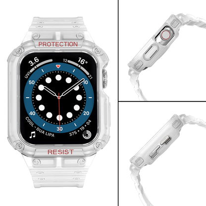 Husa OEM Armored pentru Apple Watch 41mm / 40mm / 38mm Series, Alba