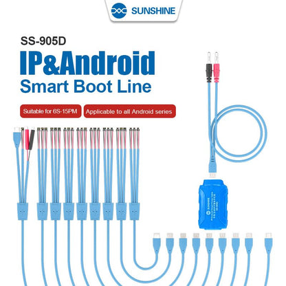 Cablu Alimentare Sunshine SS-905D 21 Type pentru Apple iPhone / Android Series