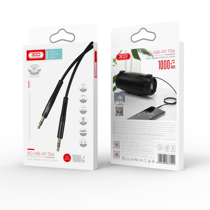 Cablu Audio 3.5mm - 3.5mm XO Design NB-R175A, 1m, Negru