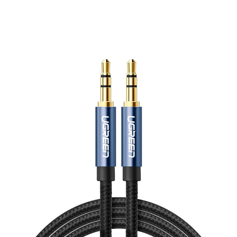 Cablu Audio 3.5mm - 3.5mm UGREEN AV112, 1.5m, Albastru