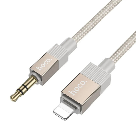 Cablu Audio Lightning - 3.5mm HOCO UPA32A, 1m, Auriu