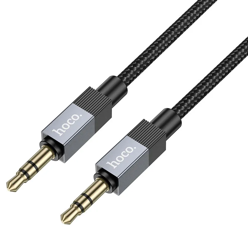 Cablu Audio 3.5mm - 3.5mm HOCO UPA32, 1m, Negru