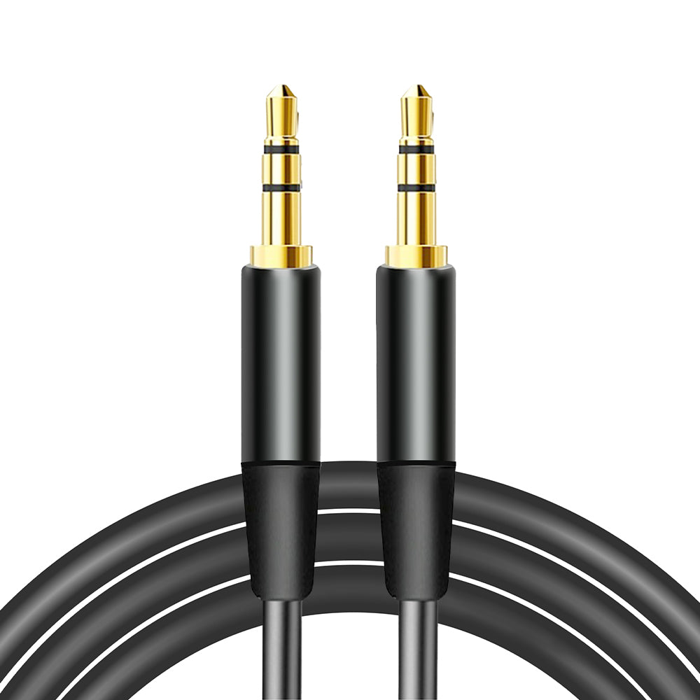 Cablu Audio 3.5mm - 3.5mm MaXlife, 1m, Negru