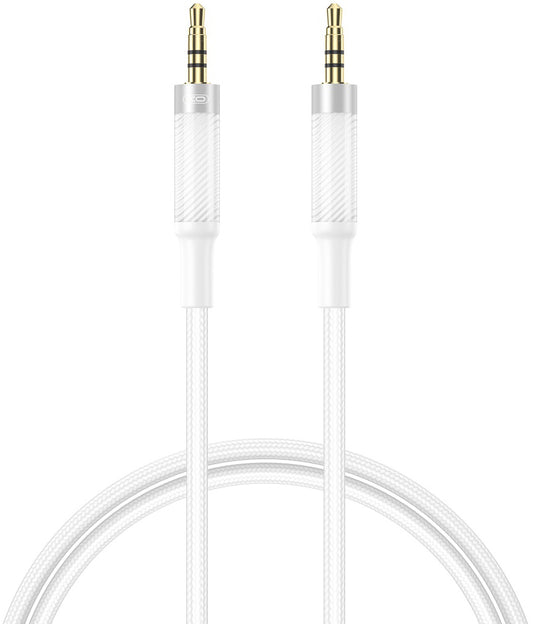 Cablu Audio 3.5mm - 3.5mm XO Design NB-R279C, 1m, Alb
