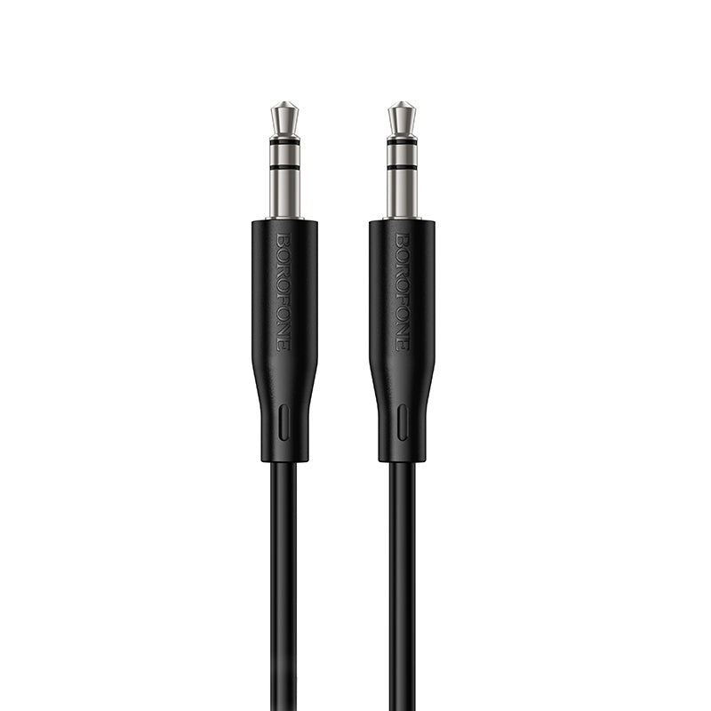 Cablu Audio 3.5mm - 3.5mm Borofone BL26 Standard, 1m, Negru