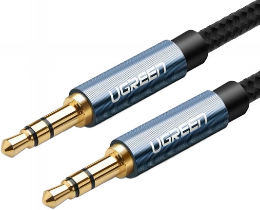 Cablu Audio 3.5mm - 3.5mm UGREEN AV112, 2m, Albastru