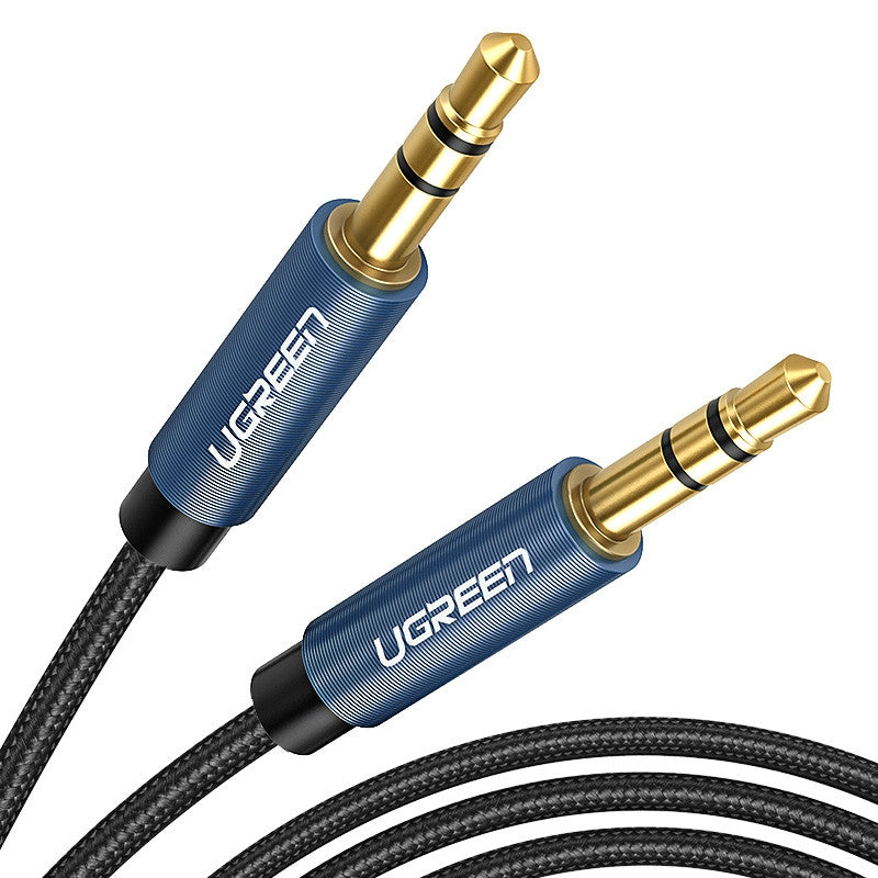 Cablu Audio 3.5mm - 3.5mm UGREEN AV112, 1.5m, Albastru