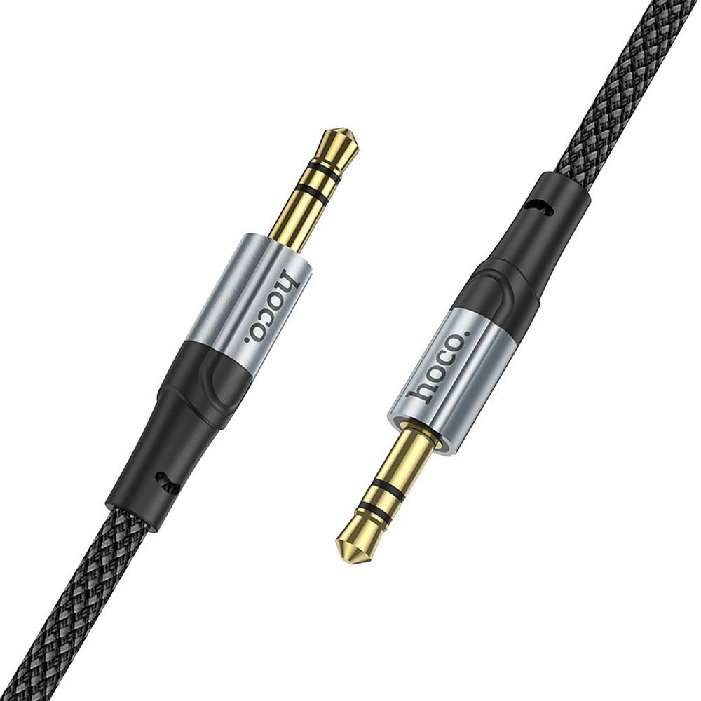 Cablu Audio 3.5mm - 3.5mm HOCO UPA26, 1m, Negru