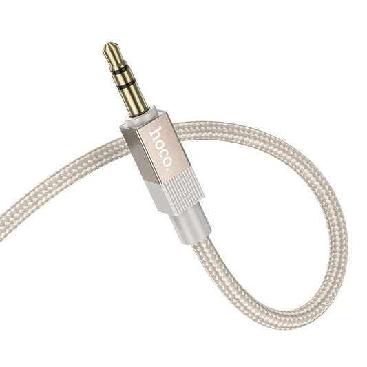 Cablu Audio 3.5mm - 3.5mm HOCO UPA32, 1m, Auriu