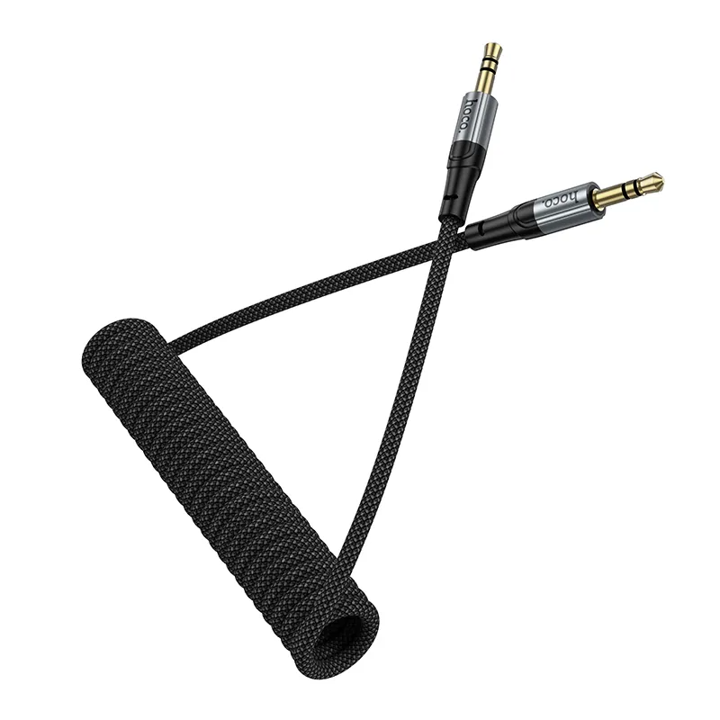 Cablu Audio 3.5mm - 3.5mm HOCO UPA33, 1.5m, Negru