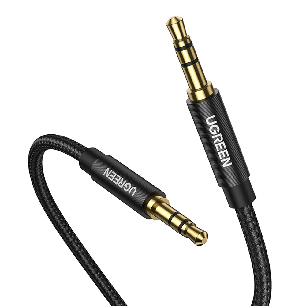Cablu Audio 3.5mm - 3.5mm UGREEN AV112, 2m, Negru