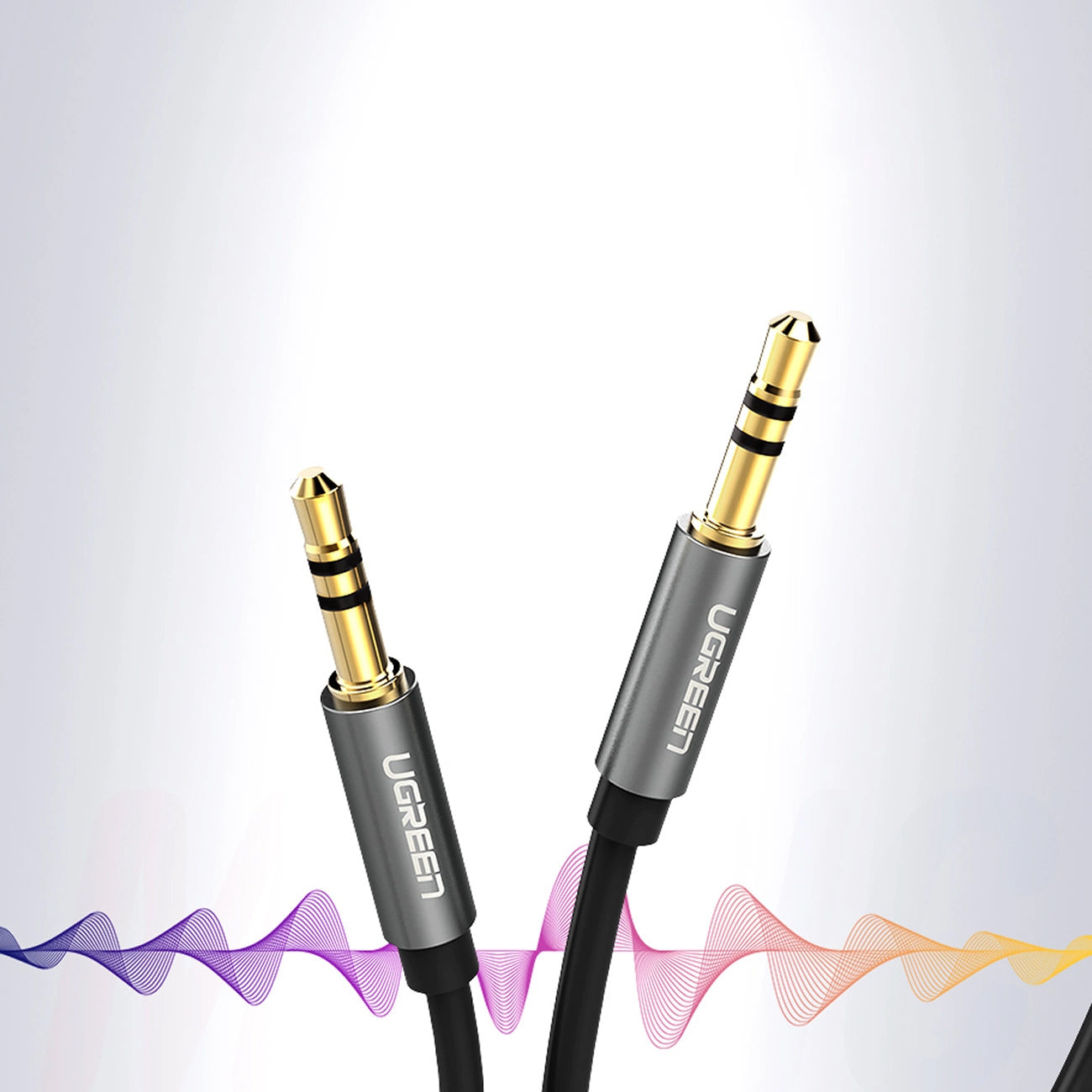 Cablu Audio 3.5mm - 3.5mm UGREEN AV119, 1m, Negru