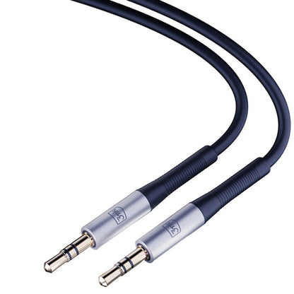 Cablu Audio 3.5mm - 3.5mm 3MK, 1m, Negru