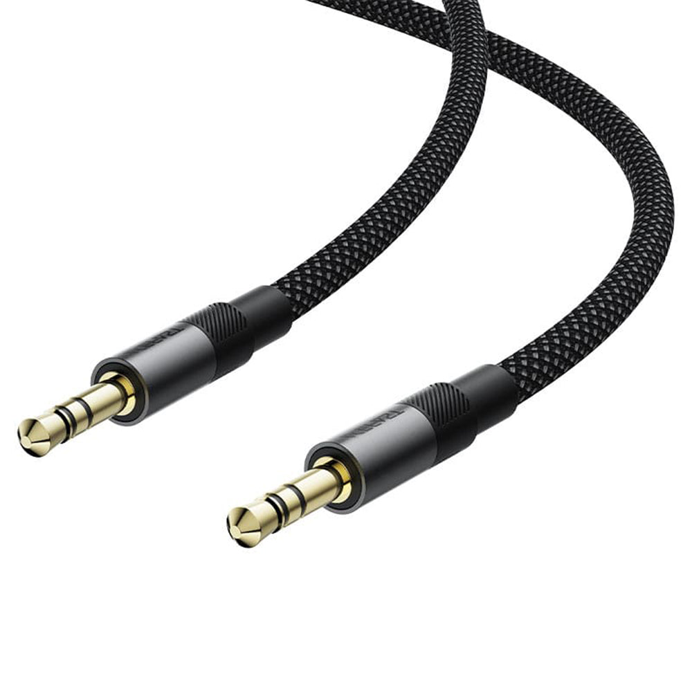 Cablu Audio 3.5mm - 3.5mm Acefast J10, 1m, Negru
