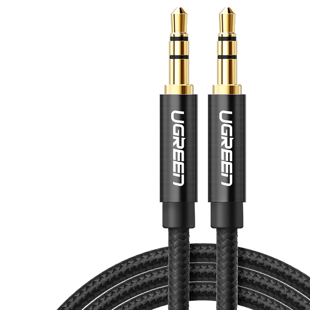 Cablu Audio 3.5mm - 3.5mm UGREEN AV112, 2m, Negru