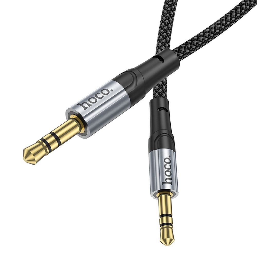Cablu Audio 3.5mm - 3.5mm HOCO UPA26, 1m, Negru
