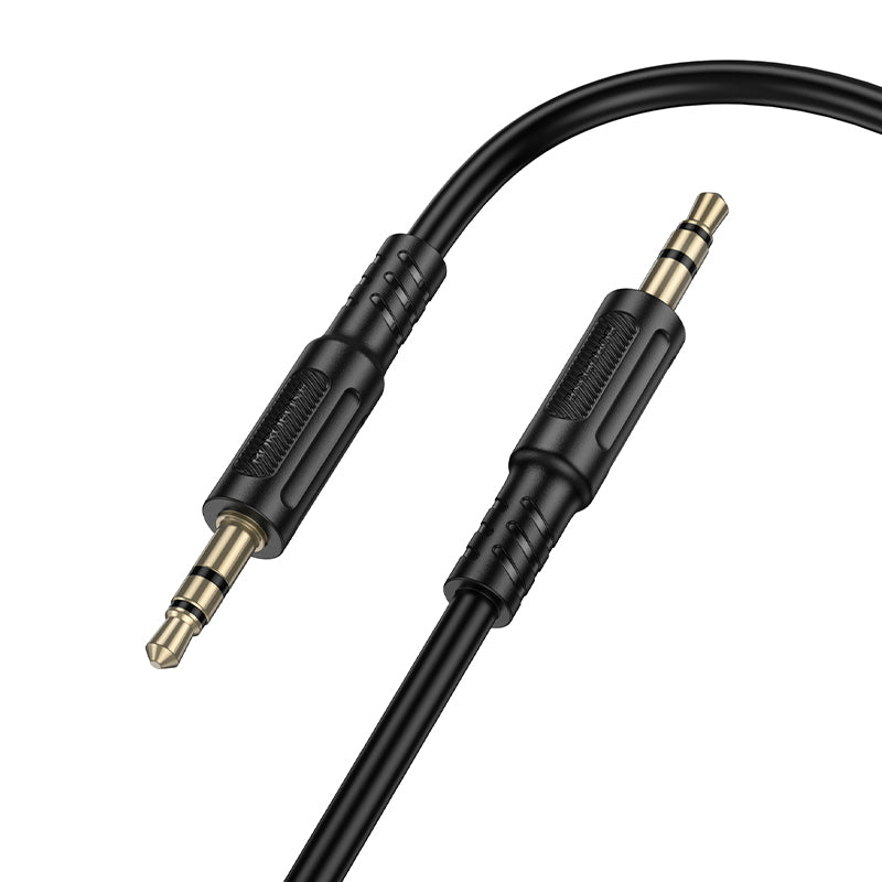 Cablu Audio 3.5mm - 3.5mm Borofone BL25 Nice, 1m, Negru