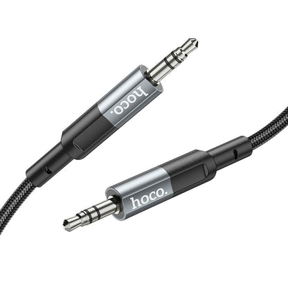 Cablu Audio 3.5mm - 3.5mm HOCO UPA23, 1m, Gri