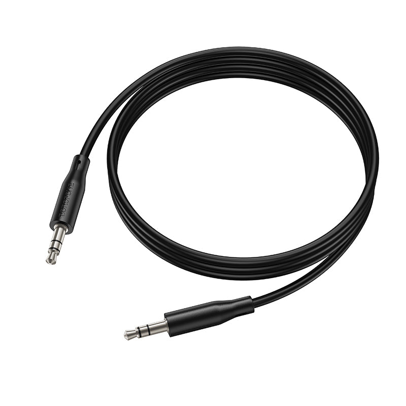 Cablu Audio 3.5mm - 3.5mm Borofone BL26 Standard, 1m, Negru