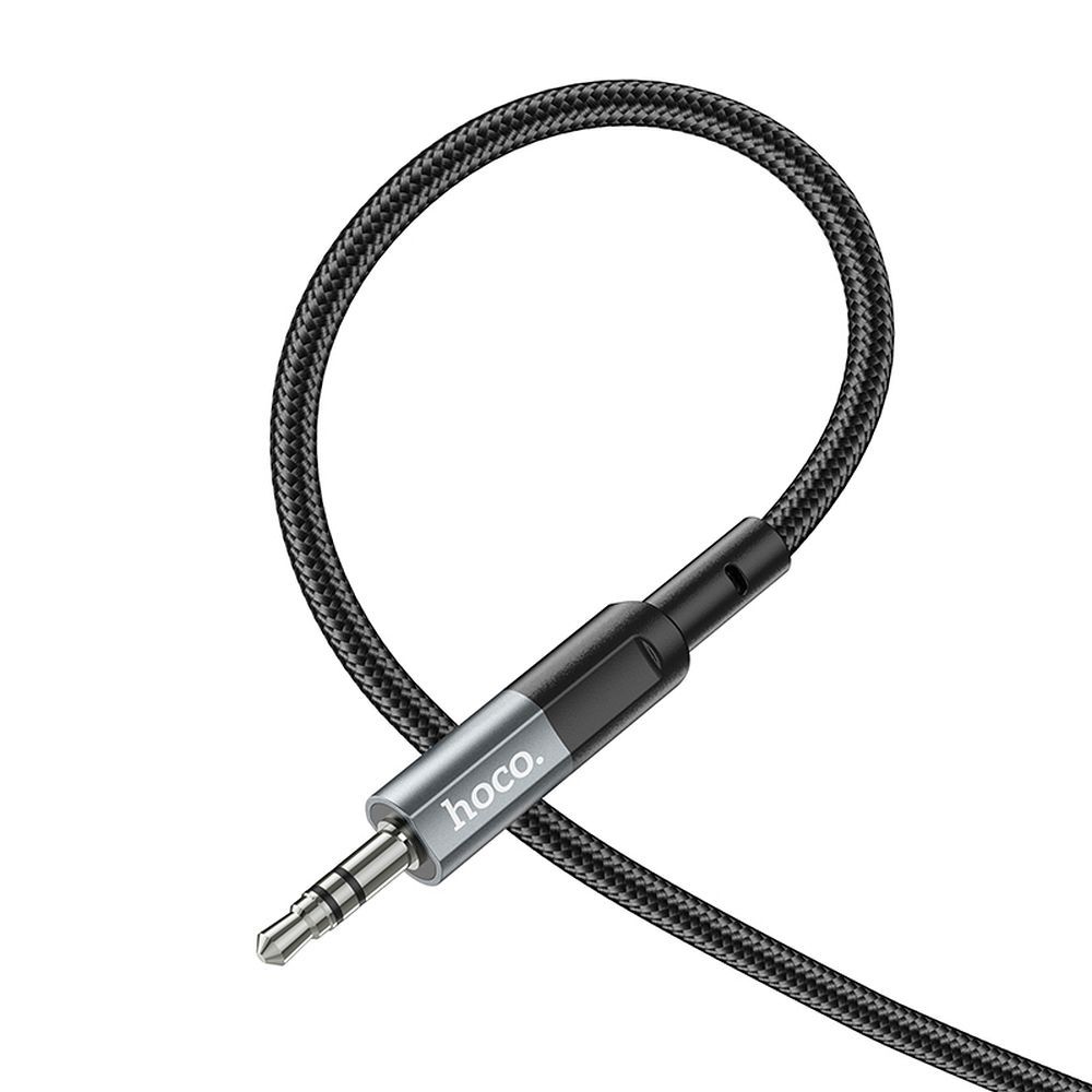 Cablu Audio 3.5mm - 3.5mm HOCO UPA23, 1m, Gri