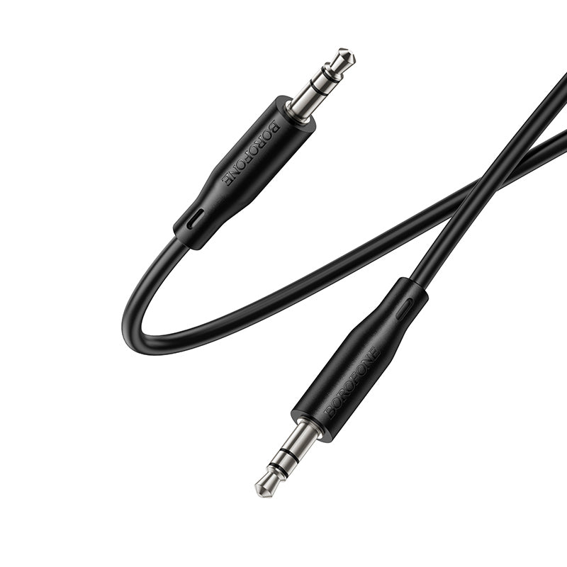 Cablu Audio 3.5mm - 3.5mm Borofone BL26 Standard, 1m, Negru