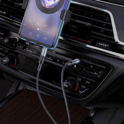 Cablu Audio 3.5mm - 3.5mm HOCO UPA22, 1m, Negru