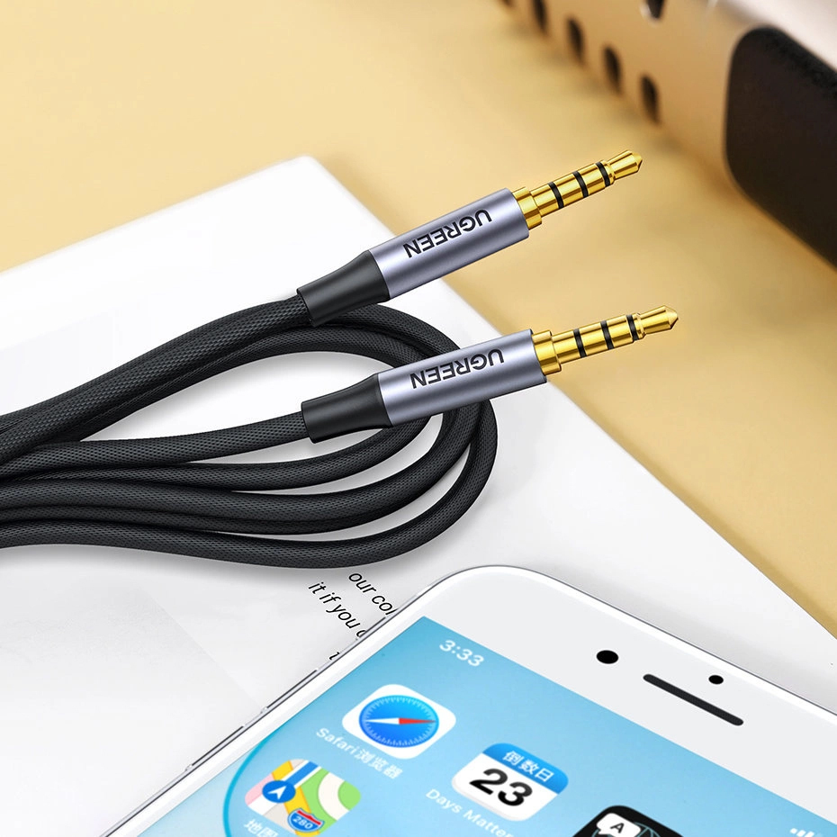 Cablu Audio 3.5mm - 3.5mm UGREEN AV183, 1.5m, Negru