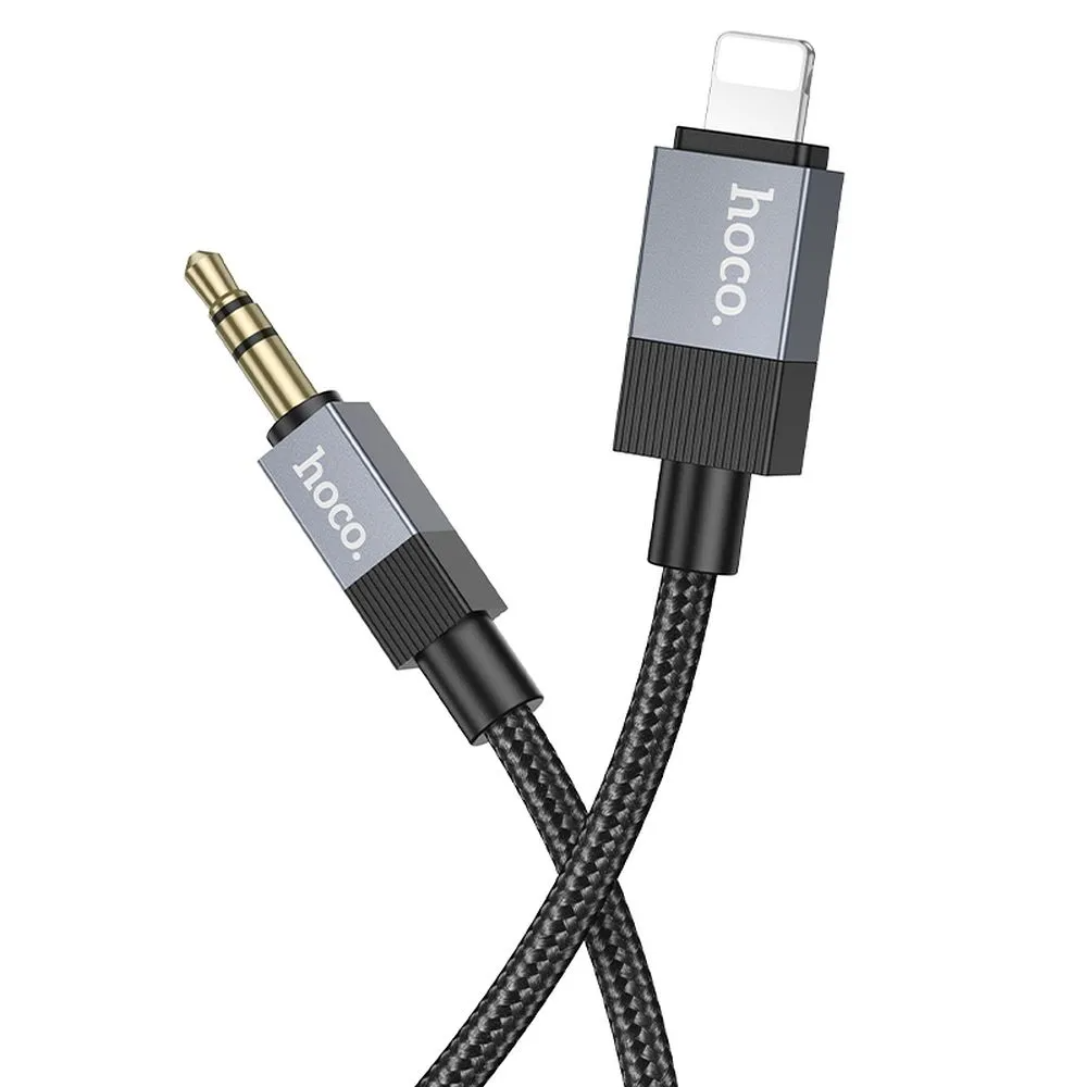 Cablu Audio Lightning - 3.5mm HOCO UPA32A, 1m, Negru